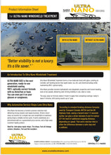 Load image into Gallery viewer, Ultra NANO - Nano SiO2 Ceramic Coating For Windshields - Aquapel Replacement