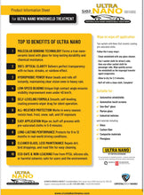 Load image into Gallery viewer, Ultra NANO - Nano SiO2 Ceramic Coating For Windshields - Aquapel Replacement