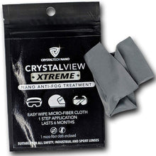 Load image into Gallery viewer, CrystalView Xtreme - Anti-Fog Wipe Treatment When Wearing Glasses & Visors With Masks