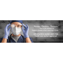 Load image into Gallery viewer, CrystalView Xtreme - Anti-Fog Wipe Treatment When Wearing Glasses & Visors With Masks