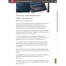 Load image into Gallery viewer, CRYSTALTECH NANO Aquapel Replacement - Nano Ceramic coating for Glass Windshield