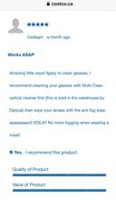 Load image into Gallery viewer, CrystalView Xtreme - Anti-Fog Wipe Treatment When Wearing Glasses & Visors With Masks