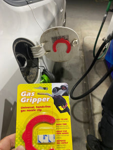 “Gas Gripper”  gas pump nozzle holder