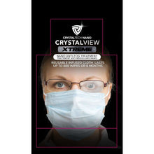 Load image into Gallery viewer, CrystalView Xtreme - Anti-Fog Wipe Treatment When Wearing Glasses &amp; Visors With Masks
